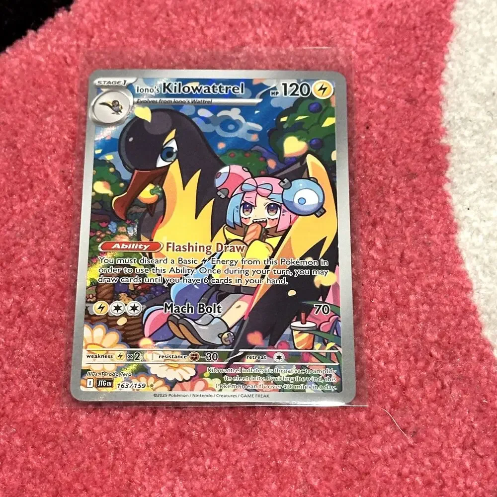 Iono's Kilowattrel #163 – Pokémon Journey Together – As Pictured